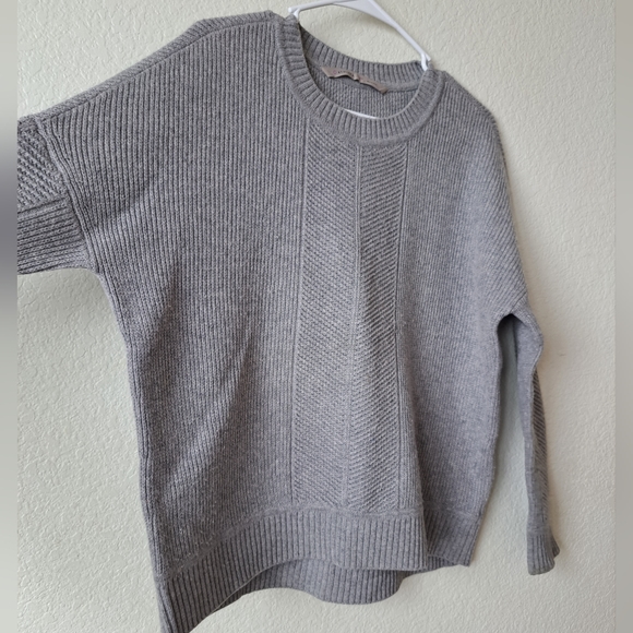 Athleta Wool Cashemere Habitat Sweater Gray Size XS - Picture 4 of 11